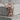 Military Medic Pendant, rose gold, front view on stone block