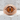 Orange Dragon Eye Ring, rose gold, front product photo