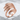Coiled Bat Wing Ring, rose gold, product photo on stone display