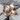 Rustic Hammered Ring, rose gold, pair displayed on stone