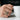 Imperial King Crown Signet Ring, two color, worn on model hand
