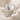 Cable heart ring, polished silver, angled product photo