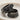 Ionic Column Ring, black rhodium, studio product photo