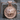 Australian Shepherd Pendant, rose gold, front view on wood block