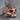 Jeweled Skull Ring, rose plated silver, angled front view on wood