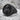 Saint Jude Medallion Ring, black rhodium finish on textured stone