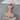 Gothic Mjolnir Pendant, rose gold, angled product photo on wood