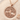 Tree of Life Medallion Pendant, rose gold, product photo on sand