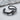 Lightning Bolt Earring, black rhodium, angled view