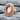 Laurel Wreath Earring, rose gold finish, angled product photo on slate