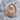 Virgin Mary Rosary Ring, rose gold, product photo on stone