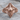 Camino de Santiago Cross Ring, rose gold plated finish, angled product photo