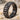 Quilted Lattice Ring, black rhodium, angled product view
