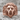 Laurel Branch Lion Ring, rose gold, front view product photo on stone