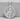 Saint Sergius of Radonezh Pendant, polished silver product photo