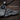 Army Aviator Wings Pendant, oxidized silver, close-up view of wing and shield details