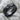 Three Nails Cross Band Ring, black rhodium plated, product photo angled view