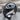 Evil Eye Iris Shield Ring, black rhodium plated product view