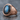 Labradorite Franciscan Tau Signet Ring, rose gold finish, angled product photo