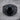 Jormungandr Onyx Shoulder Ring, black rhodium, studio photo