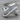 Jormungandr Ridge Wrap Ring, polished silver, front view