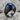Lucky 13 Lapis Ring, black rhodium, angled product photo