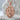 Saint Michael Sword Pendant, rose gold plated variant studio product photo