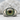 Evil Eye Golden Lid Pendant in polished silver, front view