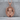 Santa Muerte Rose Crown Pendant, rose gold, front view product photo