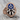 Masonic Horizon Terrace Ring, rose plated silver, studio product view