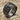 Oak Bark Wedding Ring, black rhodium, three-quarter product photo