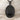 Cancer Branching Stars Pendant in black rhodium, studio product photo