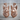 Corgi Ruff Drop Earring, rose gold plated, front product photo
