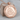 Valknut Black Enamel Pendant, rose gold, front product view