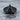 Valknut Rope Shoulder Ring, black rhodium, angled product photo