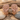 Chrysanthemum Curled Petal Huggie Earring in rose gold, product photo