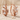 Lily Of The Valley Huggie Earring in rose gold, front perspective view