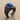 Lapis Lazuli Mountain Pine Ring in black rhodium, front view