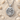 White Topaz Love Knot Pendant, polished silver, front product view