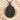 Pisces Circlet Stars Pendant, black rhodium plated product view
