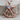 Quartz Sextant Pendant, rose gold, studio product photo