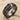 Rose ribbon wedding ring product photo in black rhodium