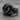 Sailor Interlocking Knot Ring, black rhodium plated finish, front angle view