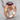 Keystone Garnet Buttress Ring, rose gold plated, angled product photo