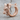 Norse Wolf Jaw Earring, rose gold plated, side view on white