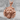 Roaring Tiger Claw Pendant, rose gold finish, studio product photo