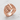 Rib Vault Keystone Ring in rose gold finish, angled view
