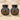 Jack o Lantern Earring, black rhodium, product photo view