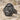 Acanthus Rosette Promise Ring, black rhodium, front product view