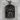 Santa Muerte Throne Relief Pendant, black rhodium, front view